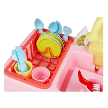 Kolorowy Zlewozmywak Zlew z Wodą + Akcesoria