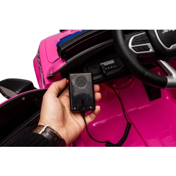 Auto Na Akumulator Dodge Charger Policyjny Różowy