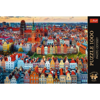 Puzzle - 1000 Premium Plus - Widok na Gdańsk - Polska - Trefl 10856