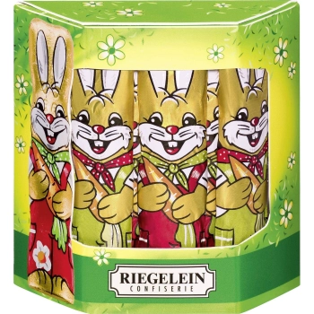 Riegelein króliczek wielkanocny duży 10x12,5g