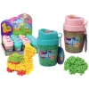 Squishy Kulki Styropianowe Masa w Kubeczku Zielony
