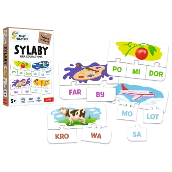 Gra dla dzieci Sylaby Mały Odkrywca Trefl 02813