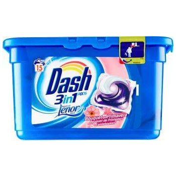 Dash Ariel żelowe kapsułki do prania 15szt 3w1 Bouquet di Primavera