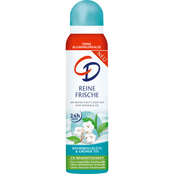 CD dezodorant spray Bawełna i zielona herbata 150 ml