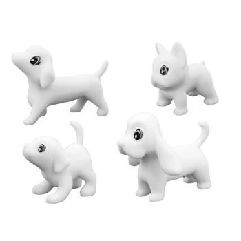 Zestaw Artystyczny DIY Salon Spa Dla Piesków Figurki Pisaki