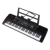 Keyboard Z Mikrofonem Instrument Muzyczny Czarny