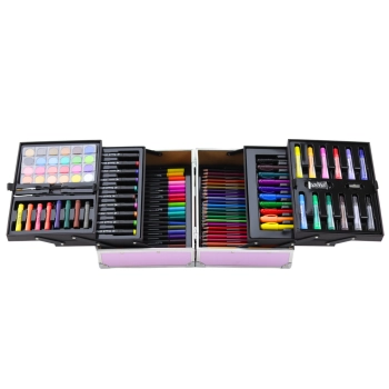 Zestaw Artystyczny w Rozkładanej Walizce z Jednorożcem 133 El