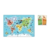 Gra edukacyjna Puzzle Quizy Zwierzęta Odkrywamy Świat Uczę się Bawiąc Język Polski Clementoni 50779
