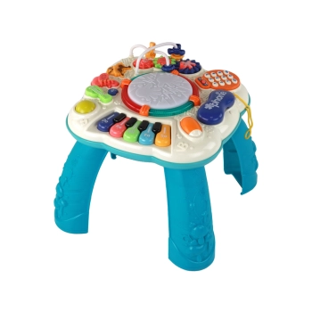 Organki Pianinko Edukacyjne Stolik Muzyczny Bębenek Dźwięki Światła