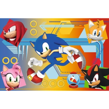 Puzzle - 60 - Sonic w akcji - Trefl 17387