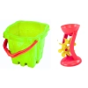 Zestaw Zabawek Do Piasku Wiaderko Zamek Młynek 9 El