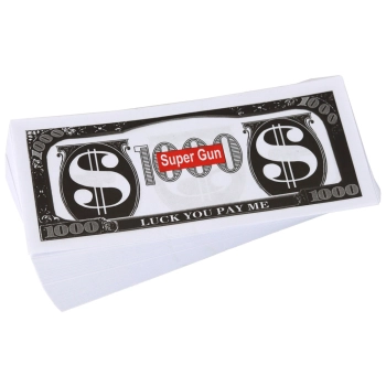 Pistolet Na Pieniądze Strzelający Złoty Wyrzutnia Money Gun Banknoty