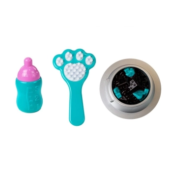 Pluszowy Pies na Baterie Biały w Łaty Rusza Ogonem Dźwięk