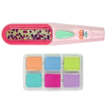 Zestaw Do Farbowania Włosów Prostownica Pasemka 6 Kolorów