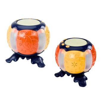 Dynia Edukacyjna Interaktywna Muzyczna Światła Dźwięki Pomarańczowy