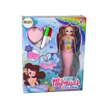 Zestaw DIY Syrena Różowa Skarby Wykopaliska