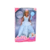 Lalka Anlily Królowa Lodu Niebieska Sukienka w Śnieżki Szczotka