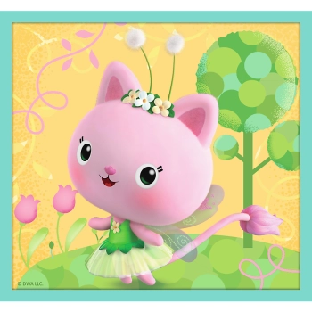 Puzzle - 10w1 - W świecie Gabi - Koci Domek Gabi - Trefl 96003