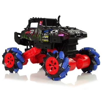 Auto Terenowe Drift Zdalnie Sterowane 1:16 Niebieskie 2.4G Obrót 360 Stopni