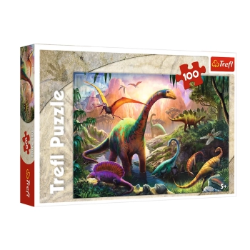 Puzzle - 100 - Świat dinozaurów - Trefl 16277