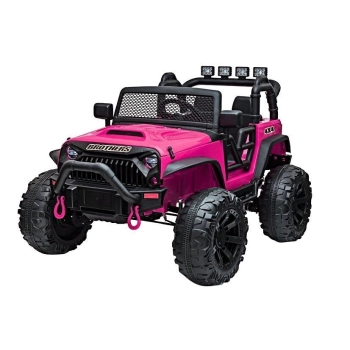 Auto na akumulator Jeep JC666 Różowy Lakierowany