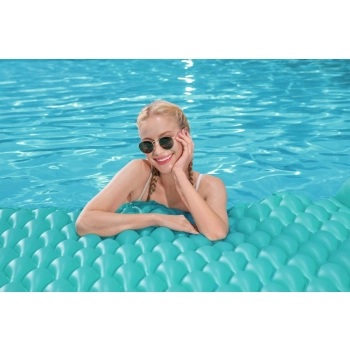 Dmuchany Materac Plażowy Turkusowy 213 x 86 cm Bestway 44020