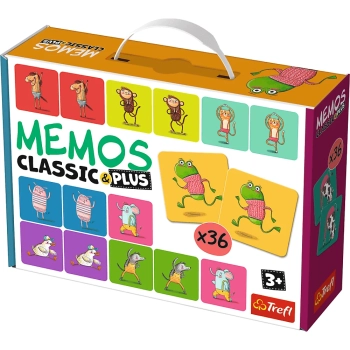 Gra Memos Classic&Plus Ruch i dźwięk Trefl 02271