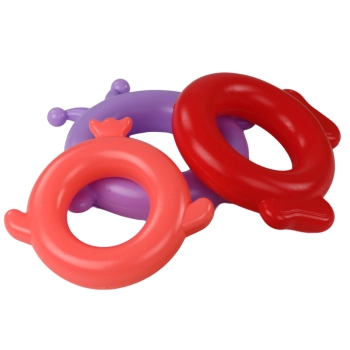 Piramidka Żyrafa Układanka 8 Kółek Kolorowa 29cm x 14cm x 14cm