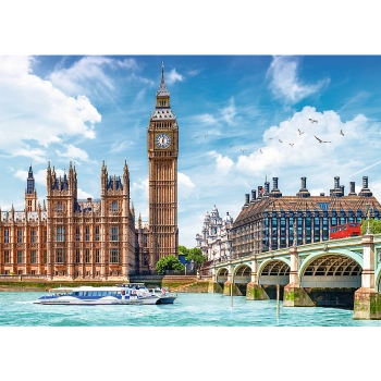 Puzzle - 2000 - Big Ben - Londyn - Anglia - Trefl 27120