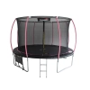 Trampolina LEAN Sport Max 12ft Czarno-Różowa
