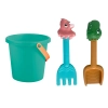Zestaw Zabawek Do Piasku Wywrotka Wiaderko Foremki Dinozaury