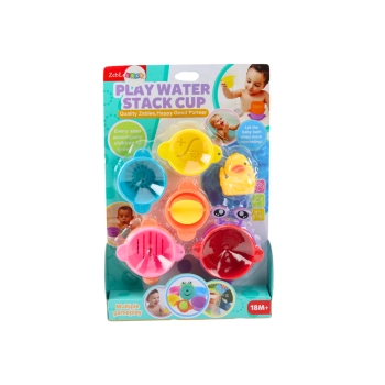 Zabawki Do Kąpieli Kubeczki Z Otworami Kaczka 8 El