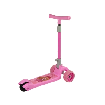 Hulajnoga Trójkołowa Święcące Koła Różowa