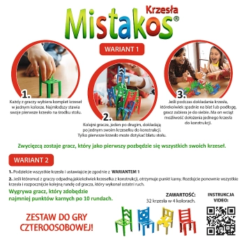 Gra zręcznościowa Krzesła MISTAKOS TREFL 02074