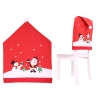 Pokrowiec Na Krzesło Świąteczny Czerwony 60cm x 48cm 1szt.