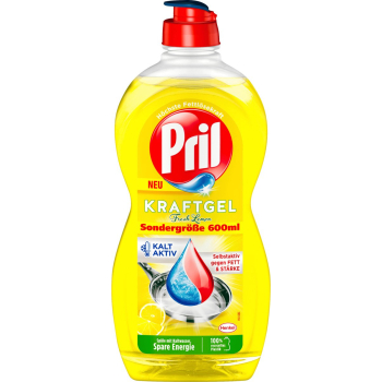 Pril Kraft-Gel Fresh Lemon Płyn do Naczyń 600 ml