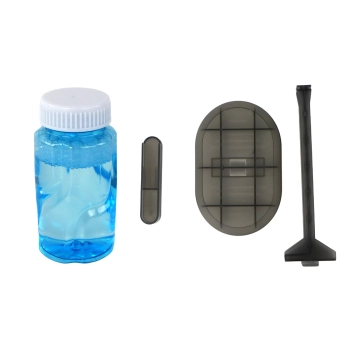 Samolot Bańki Mydlane Wyrzutnia Pistolet Czerwony