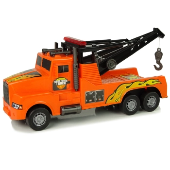 Auto Ciężarówka Holownik Pomoc Drogowa 1:10 Lina Pomarańczowa