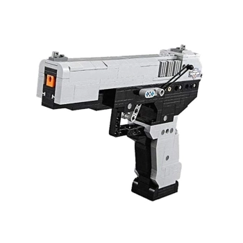 Pistolet Bojowy Klocki Do Złożenia 412 Elementów Szary