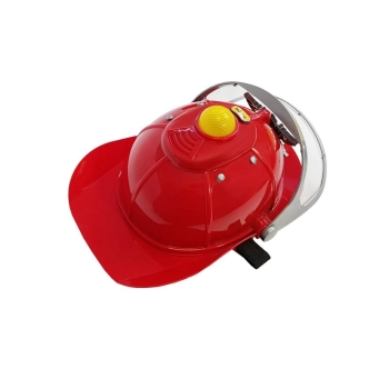 Zestaw Strażacki na Baterie Kask Gaśnica Akcesoria Czerwony