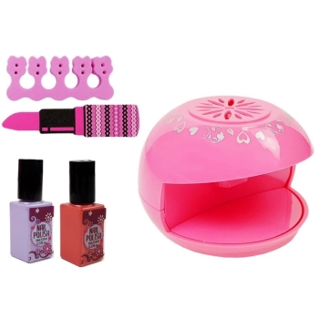 Zestaw Do Robienia Paznokci Lakier Suszarka Naklejki Różne Wzory