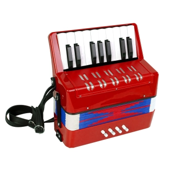 Akordeon Instrument Muzyczny Dla Dzieci Muzyka Czerwony