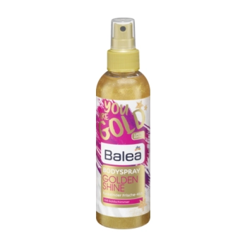 Balea rozświetlająca mgiełka do ciała z drobinkami złota 200 ml