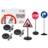 Zestaw Edukacyjny Duże Znaki Drogowe 76cm 3 Szt