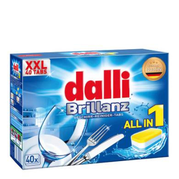 Dalli Brillanz Tabletki do Zmywarki 40 szt.