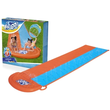 Ślizg Ślizgawka Wodna Podwójna Zjeżdżalnia 4.88m Bestway 52328