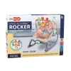 Bujaczek Krzesełko Leżaczek Dla Niemowlaka Wibracja Dźwięk Bujak Różowy Lew