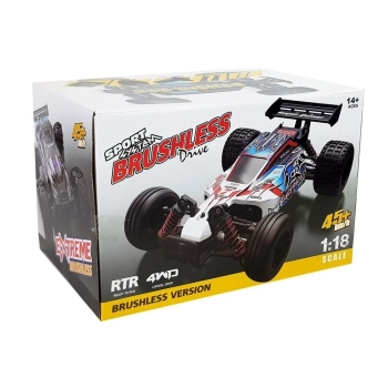 Auto Rajdowe Wyścigowe Zdalnie Sterowane 1:18 Niebieskie ENOZE 9302E Prędkość 45 km/h