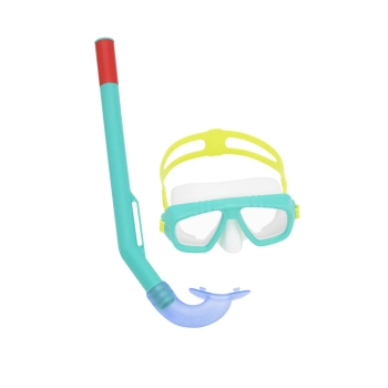 Maska Do Nurkowania Z Rurką Zielona Bestway 24018