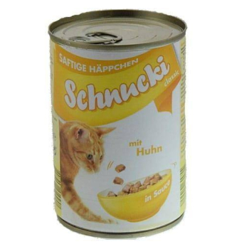 Schnucki karma dla kotów z kurczakiem w sosie